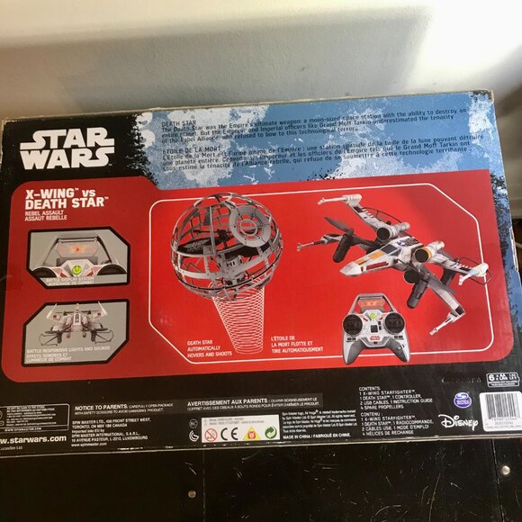 Star Wars Air Hogs X-Wing Vs Death Star Game Toy Disney New Sealed - Picture 5 of 6